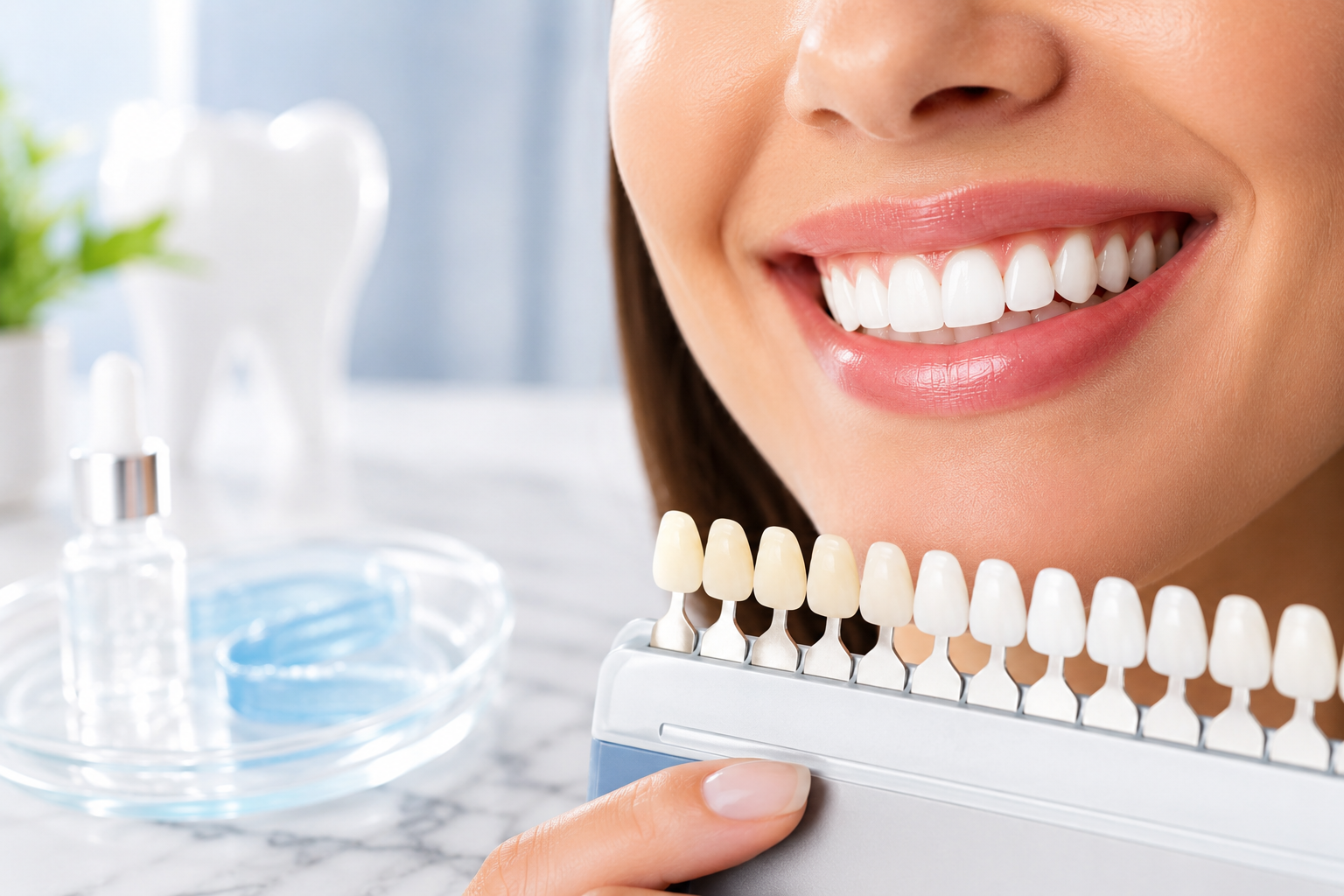 Tratamiento de blanqueamiento dental profesional